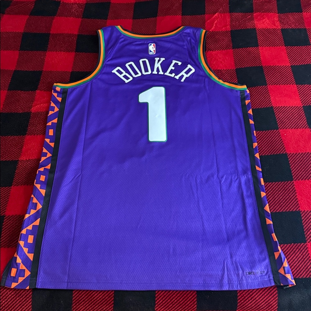 Phoenix Suns #1 Devin Booker “The Valley” NBA City Edition Nike Swingman Jersey